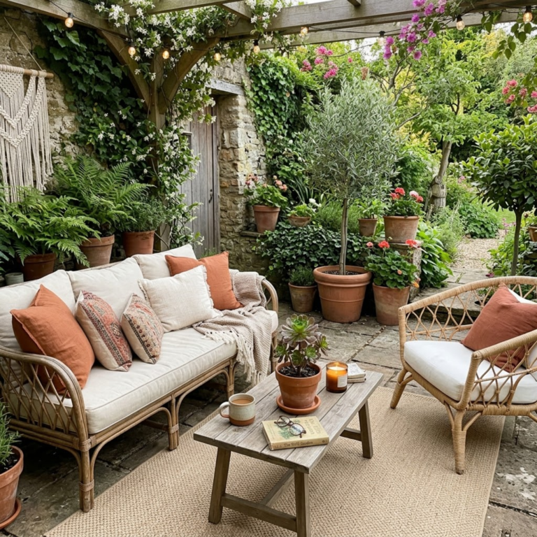 Cozy Boho Patio Ideas for a Relaxed Outdoor Retreat