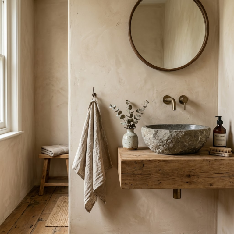 25 Wabi Sabi Bathroom Ideas With Natural Spa Style