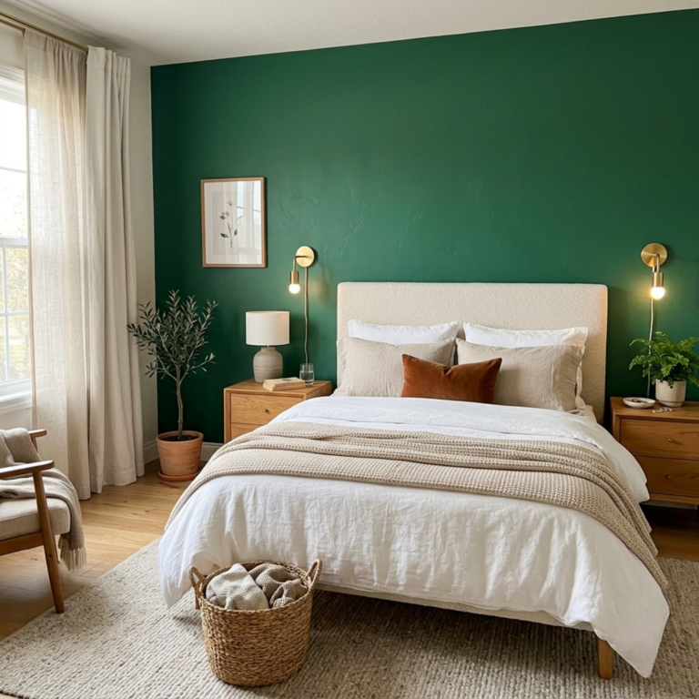 Emerald Green Bedroom Ideas for Elegant Interiors