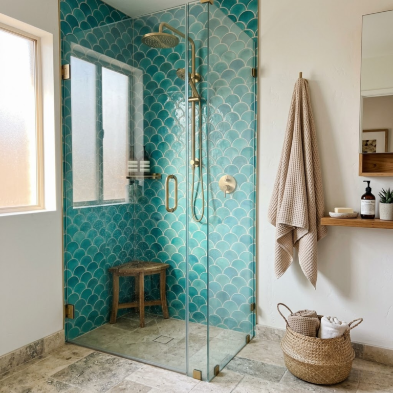 13 Mermaid Tile Bathroom Ideas With Coastal Charm